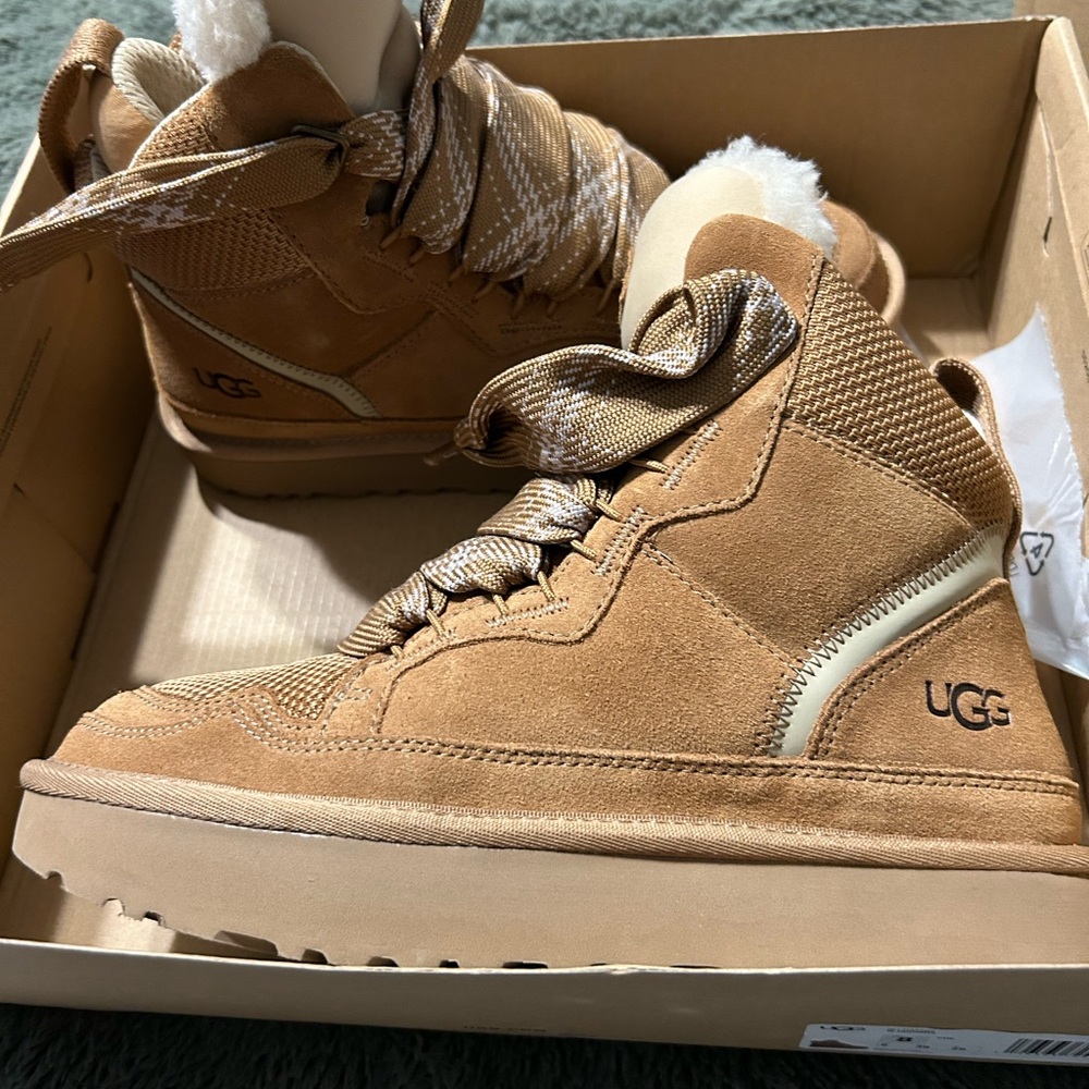 UGG Highmel Lace-Up Boot in Chestnut